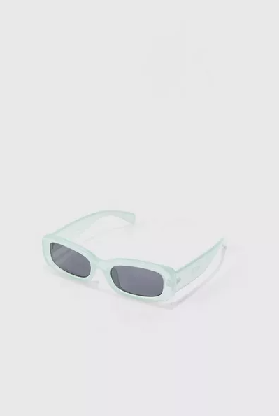 Rectangular Sunglasses In Blue