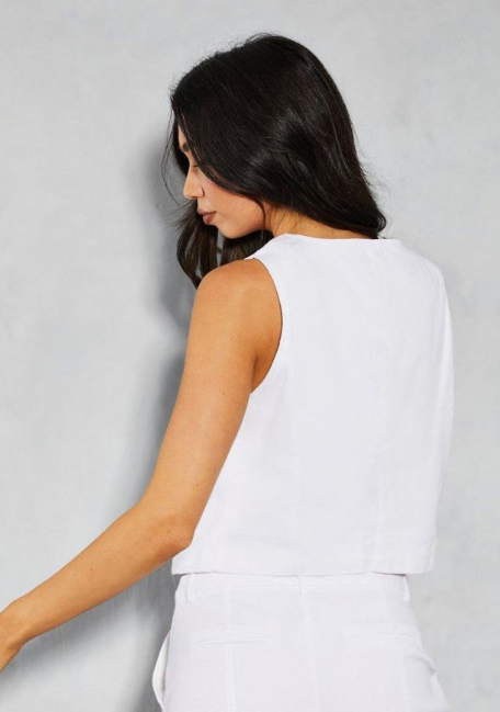 Twill Tie Front Waistcoat