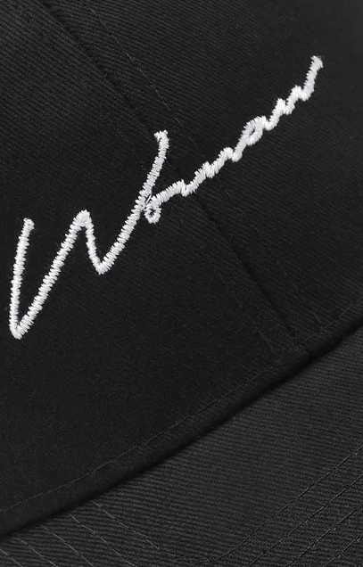 Woman Script Embroidered Cap