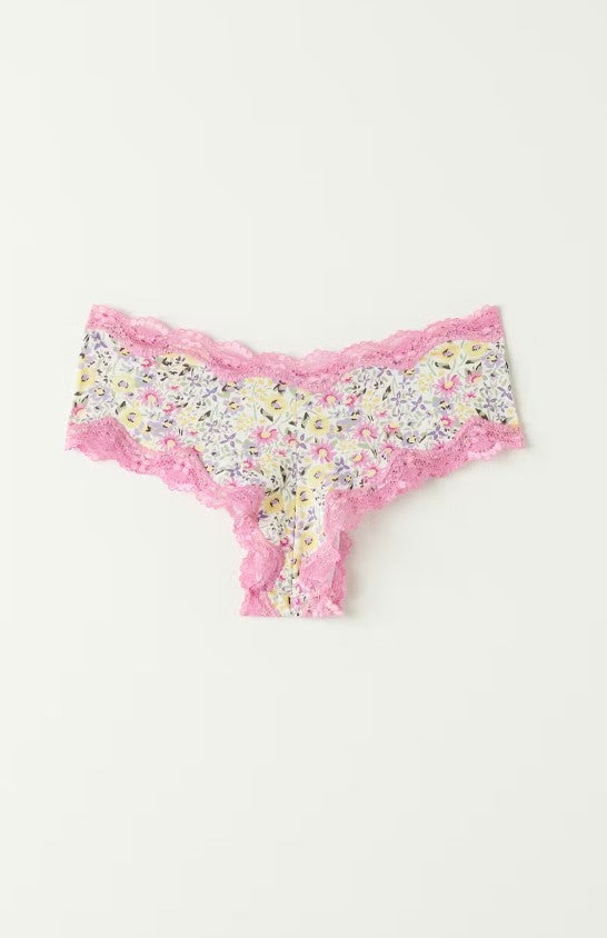 Micro lace brazilian - Flower Pink