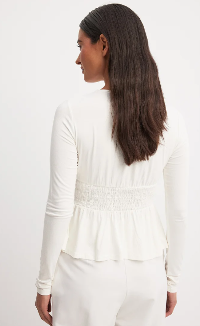 Na-kd Long sleeved top - offwhite