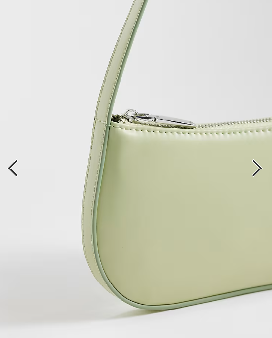 ASOS DESIGN shoulder bag in pistachio green