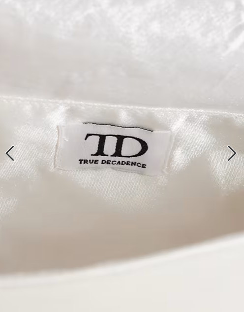 True Decadence floral embellished envelope clutch bag in pink