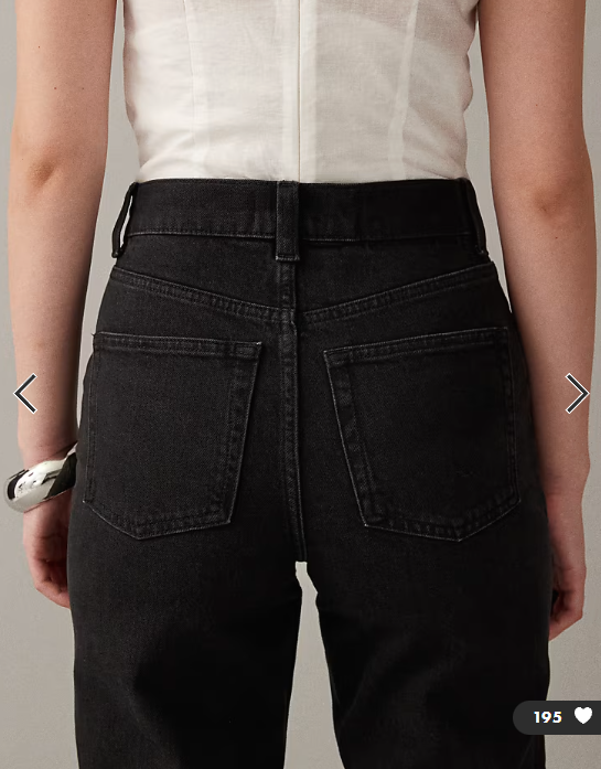 ASOS DESIGN comfort stretch straight leg jean in black