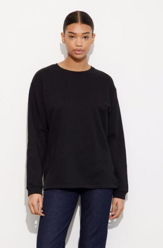 Envii - ENNIEBUHR LS TEE SOLID 5302 Black- Sweater.