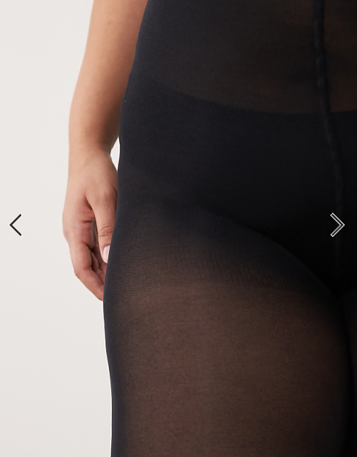 ASOS DESIGN Curve anti-chafing shorts in black