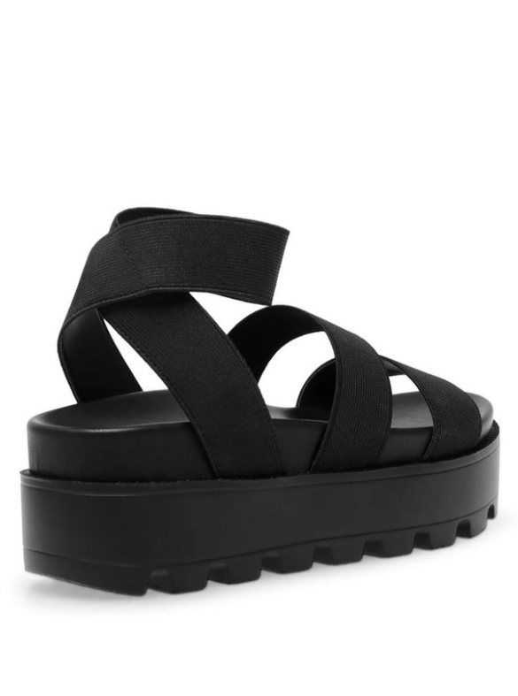 Steve Madden - Bedrock Black Wedges