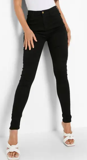 boohoo Tall 5 Pocket Stretch Skinny Jeans