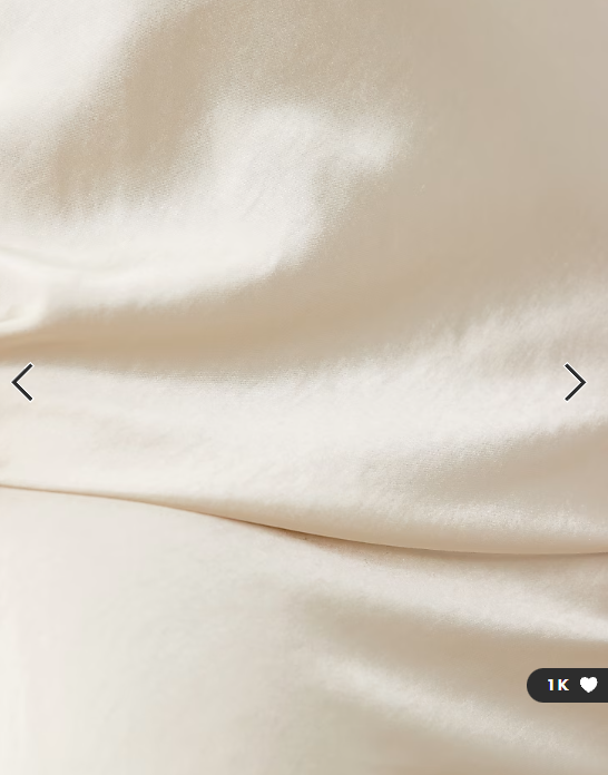 ASOS DESIGN bridal satin batwing maxi dress in ivory