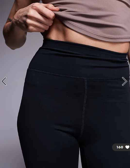 4505 Tall Icon soft touch high waist yoga leggings in black