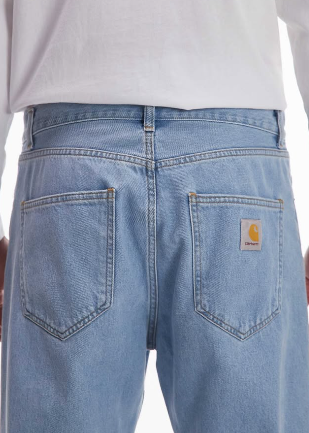 Asos - Carhartt WIP - Unisex - nolan relaxed straight leg jeans in light blue