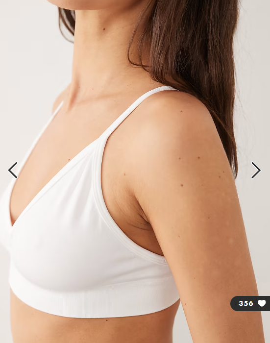 4505 Icon seamless intimate light support sports bra with adjustable straps in white