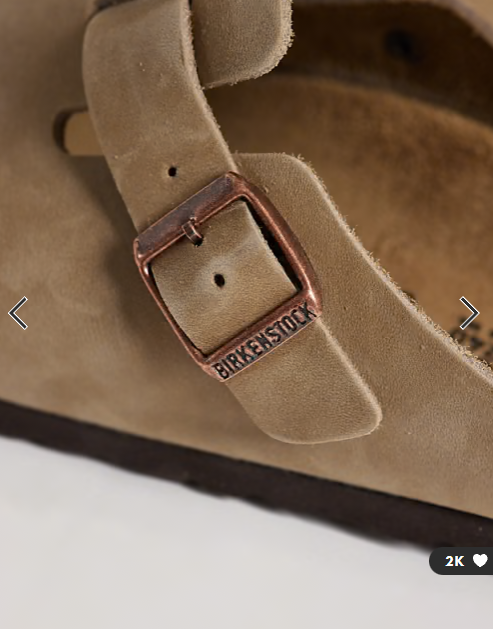 Birkenstock Boston oiled leather clogs in tobacco