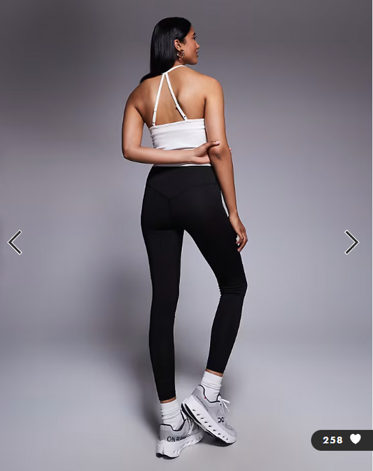 4505 Icon active bum sculpt high waist gym legging with inner pocket in black