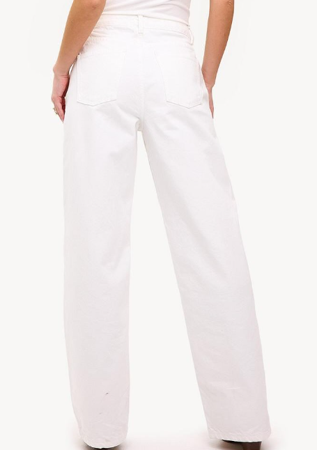 Loavies-white balloon jeans