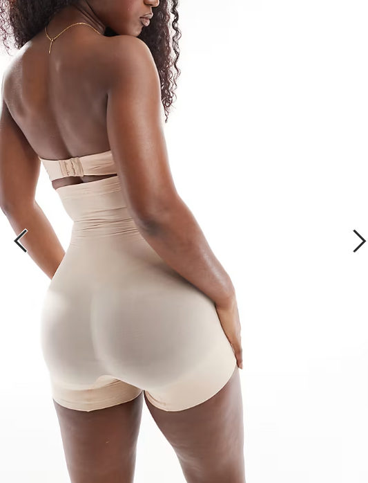 SPANXsculpt Seamless Power high-waisted short in beige