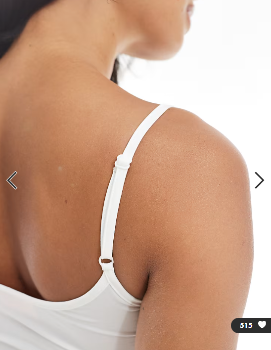 JJXX 2 pack strappy vest in black and white