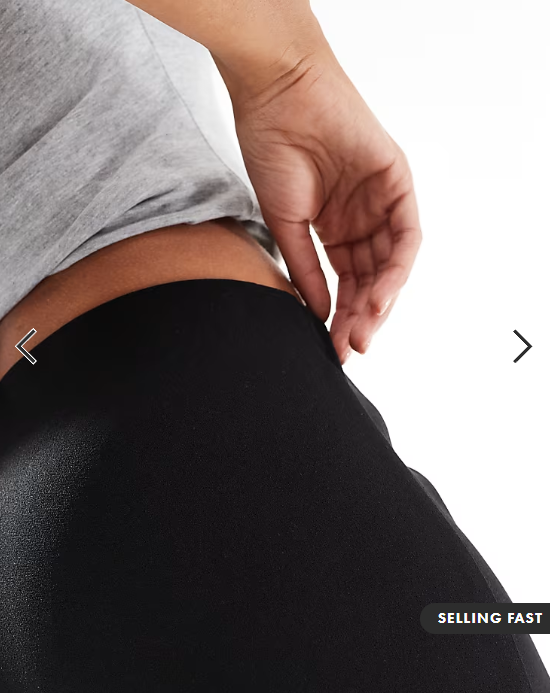 Vero Moda loose pull on trousers in black