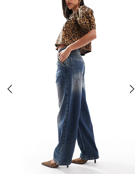 Asos - Bershka skater jeans in dark wash