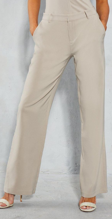 Low Rise Straight Leg Trousers