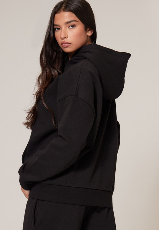Plt - Black Premium Basic Oversized Hoodie