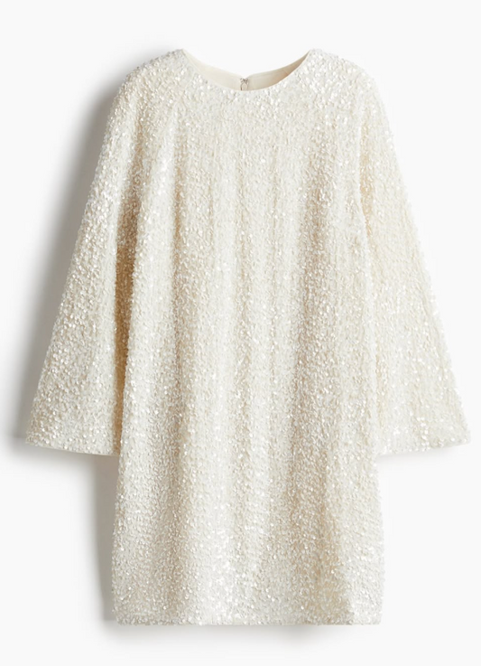 H&M - SEQUINED A-LINE DRESS
