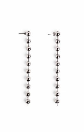 Pearl Dangle Earrings Silver