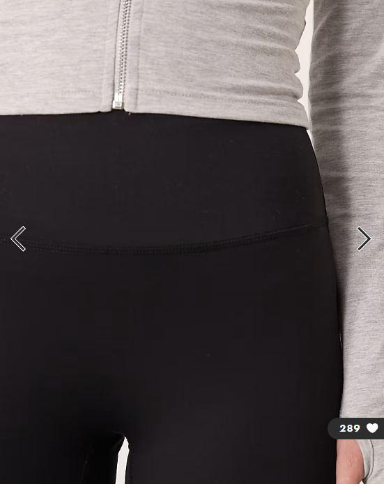 Gina Tricot flare soft leggings in black