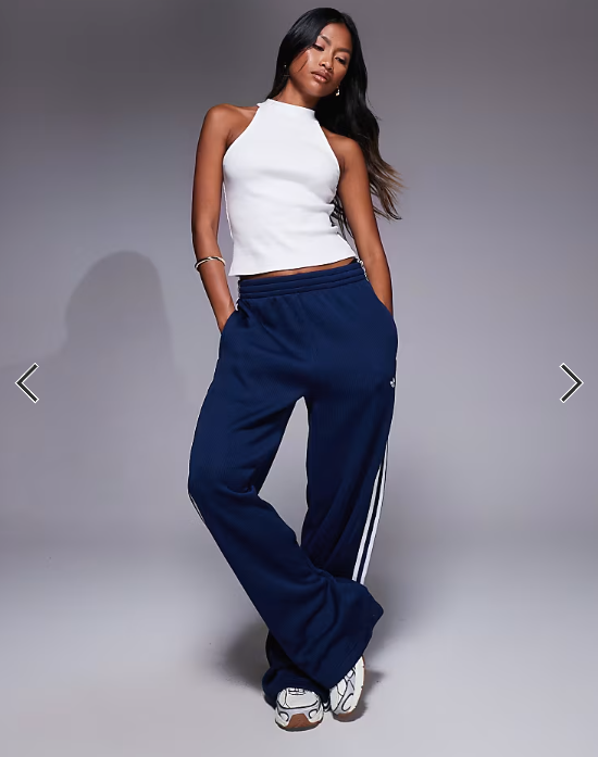ASOS DESIGN rib racer neck top in white