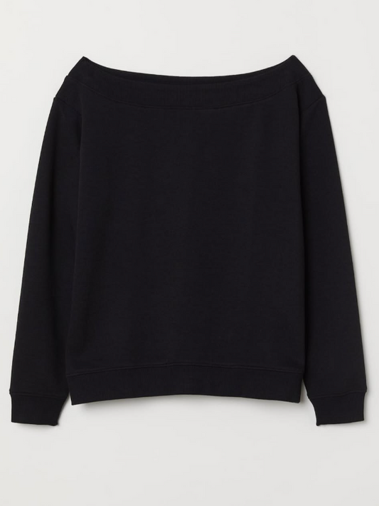 H&M - BOAT-NECK SWEATSHIRT