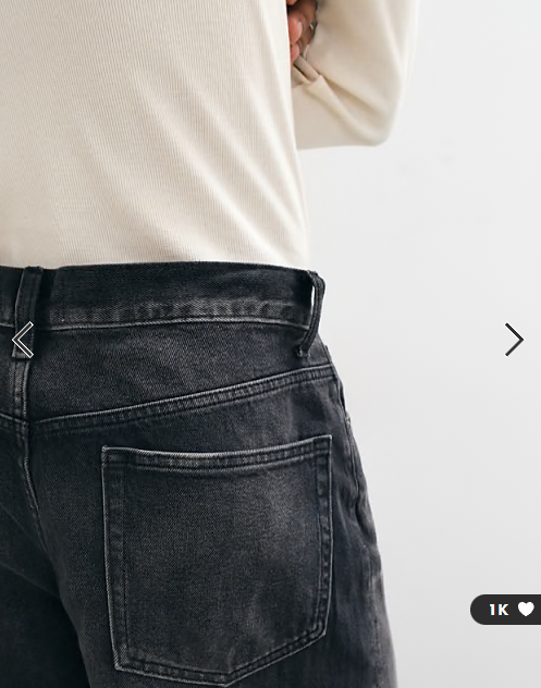 ASOS DESIGN baggy jeans in washed black