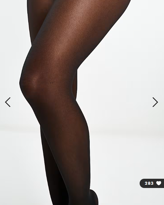 Lindex The Comfort Waist 40 denier tights in black