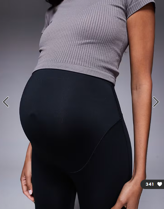 4505 Maternity Icon soft touch high waist yoga legging in black