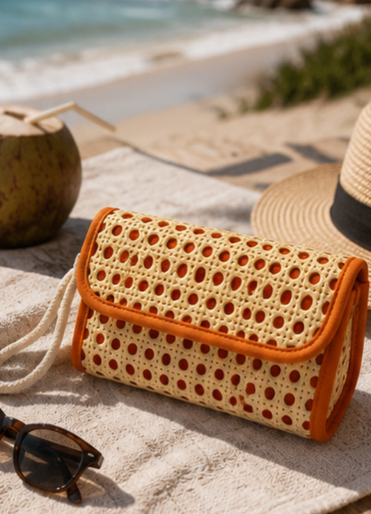 Dayaday - raffia mini bag