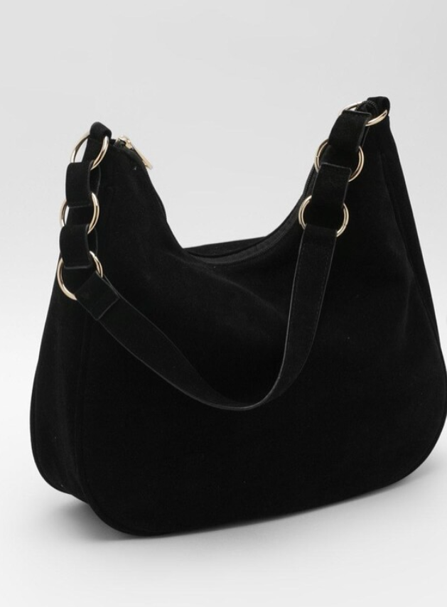 Boohoo - Suede Link Shoulder Bag