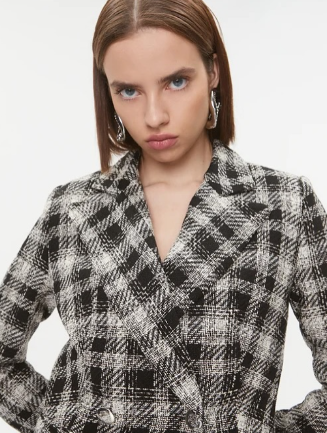 MORGAN - Checked Blazer