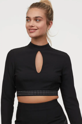 H&M Top Black