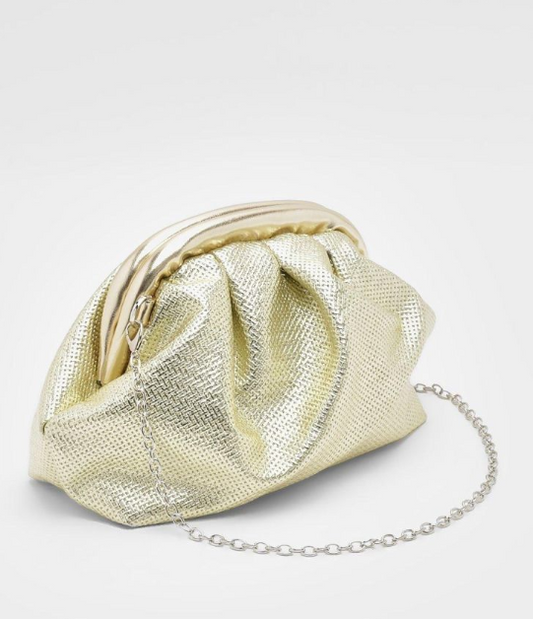 Boohoo - Slouchy Woven Look Clutch