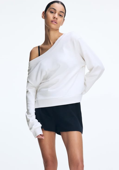 H&M - OFF-THE-SHOULDER SWEATSHIRT