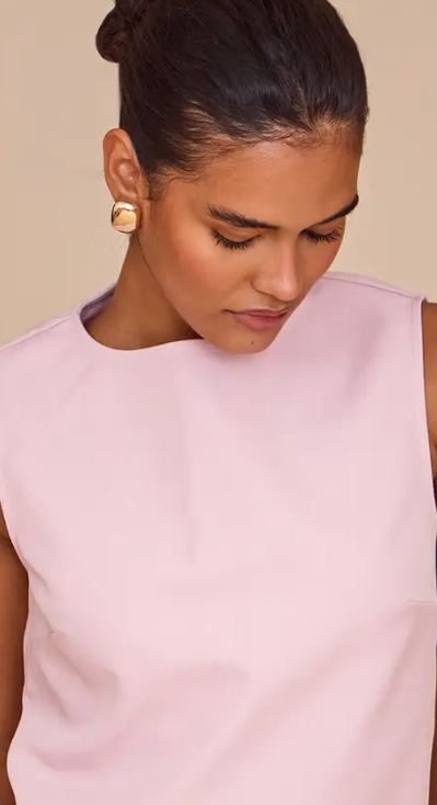 Plt - Woven Sleeveless Boxy Top