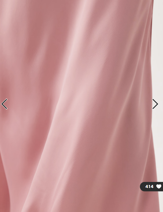 YAS satin midi skirt in lilas pink