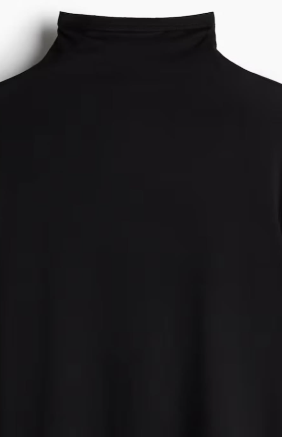 H&m - LYOCELL MOCK TURTLENECK TOP