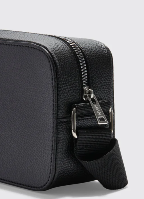 Boohoo Leather Look Box Cross Body