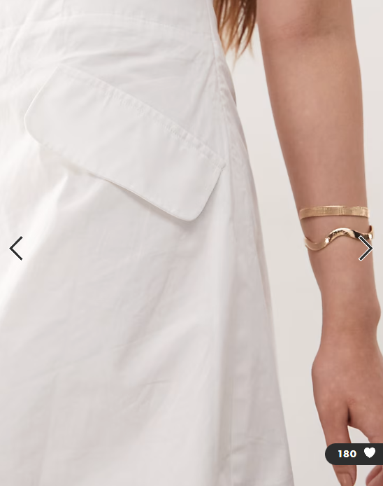 Amy Lyn - Square halter neck tailored mini dress in white