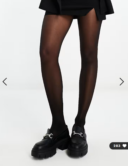 Lindex The Comfort Waist 40 denier tights in black