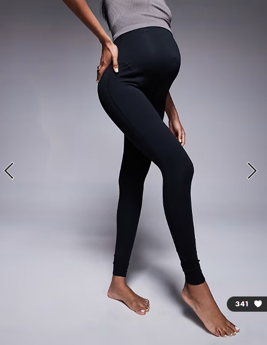 4505 Maternity Icon soft touch high waist yoga legging in black