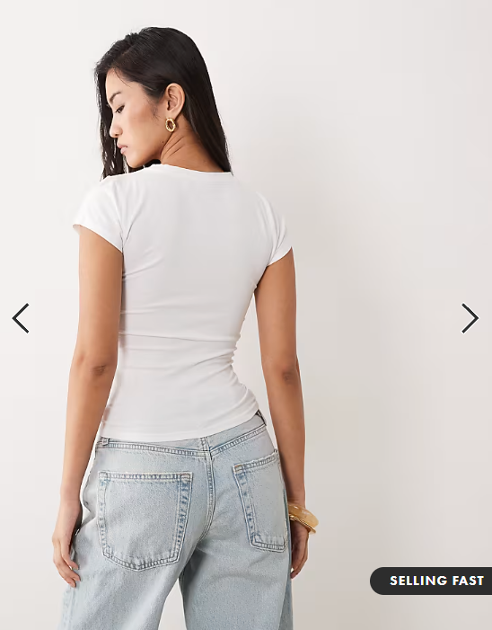 Cotton On all day crew tee in white