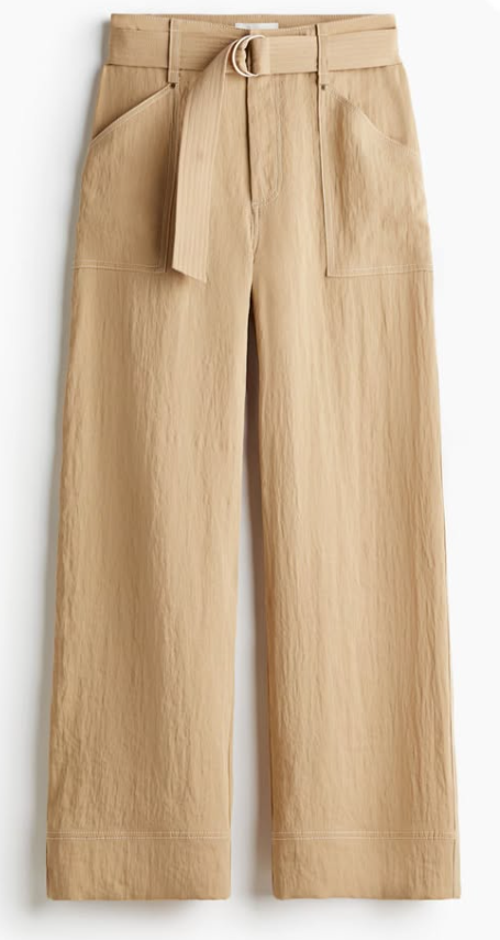 H&M - Belted Pants