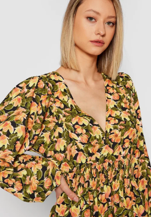 Na-kd - Smocked Waist Mini Dress