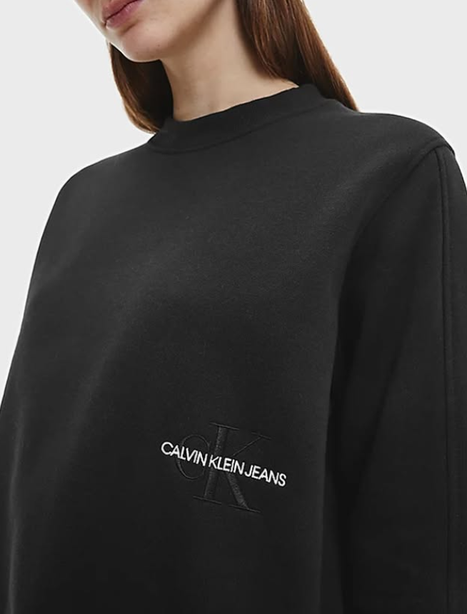 CALVIN KLEIN RELAXED ORGANIC COTTON SWEATSHIRT - J20J216235.